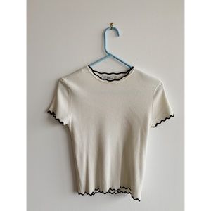 Zara ribbed top